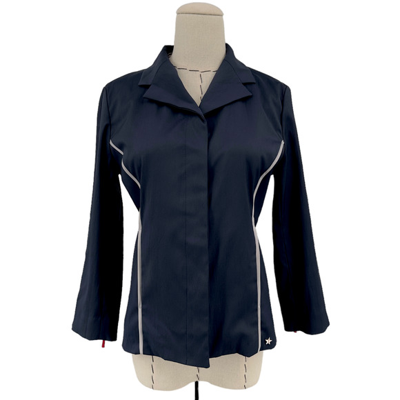 Tommy by Tommy Hilfiger Vintage Star Theme Jacket Womens Size Medium 90's Retro - Picture 1 of 10